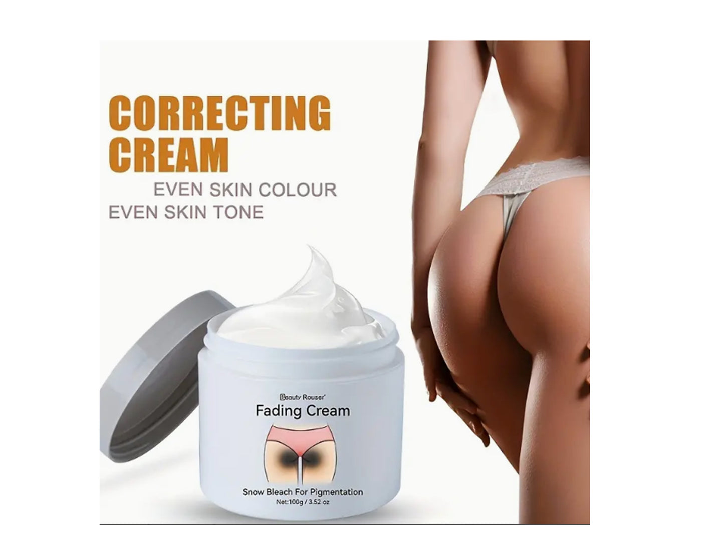 Skin Lightening Correcting Body Cream - Vitamin C Improve The Look Of Skin Dullness Of Underarm, Buttocks And Inner Thighs