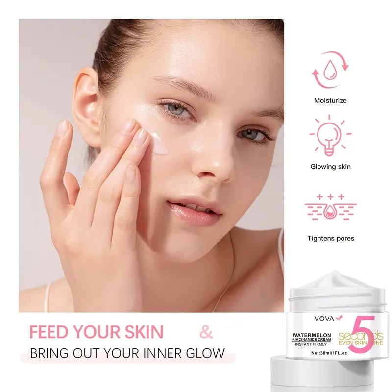 Watermelon Niacinamide Serum , Moisturizing, Skin-Firming Renew Skin Glow -2 Pack