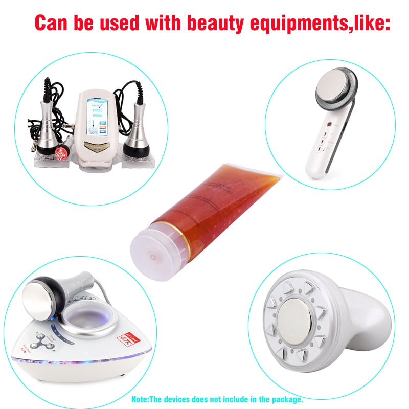 EMS Body Slimming Gel for Ultrasonic Slimming Machine Beauty Devices Fat Burning Cream Weight Loss Anti Cellulite Skin Firming
