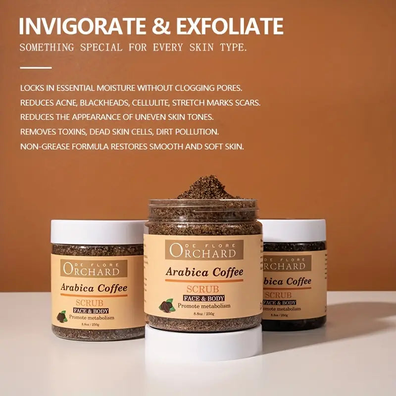 Himalayan Salt Body Scrub With Shea Butter For Face, Hand, Foot, Moisturizing And Exfoliating Skin Care