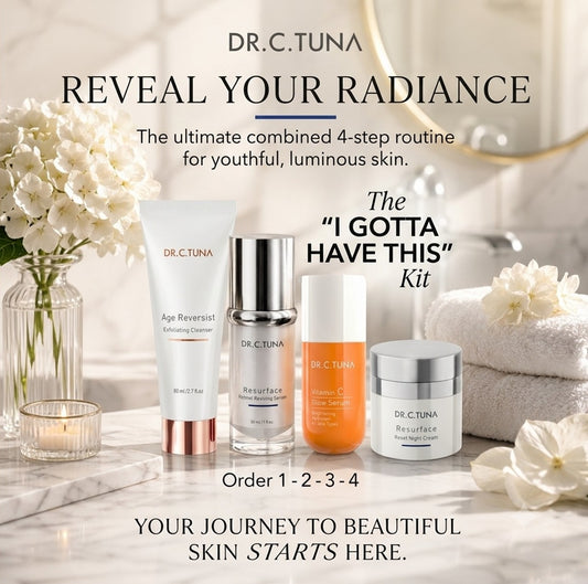 Glow up - Wrinkle Reducer- Look Younger- Smooth Complexion Skin Care Set - Farmasi