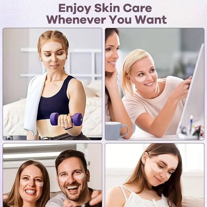 Silicone Skin Care Set  Reusable Facial, Chest & Neck Pads for Smooth Lines