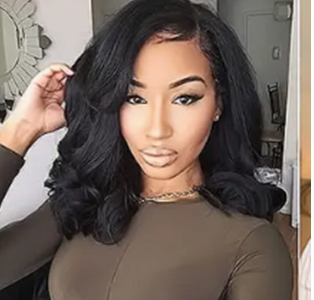 Wigs:  U Part Body Wave Bob Wig Short Bob Human Hair Wig 150% Density