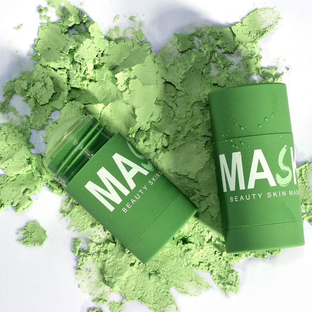1 Green Tea Deep Cleanse Oil Control Clay Mask Face Scrub
