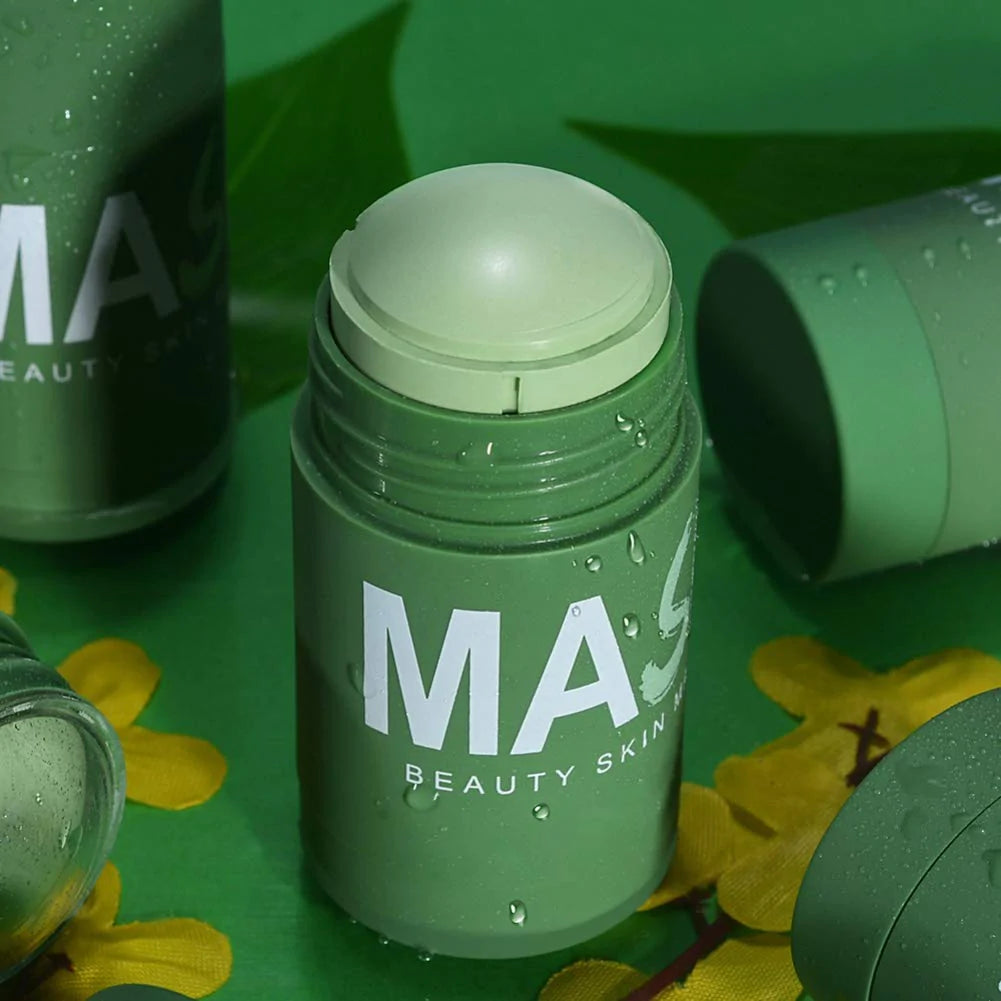1 Green Tea Deep Cleanse Oil Control Clay Mask Face Scrub