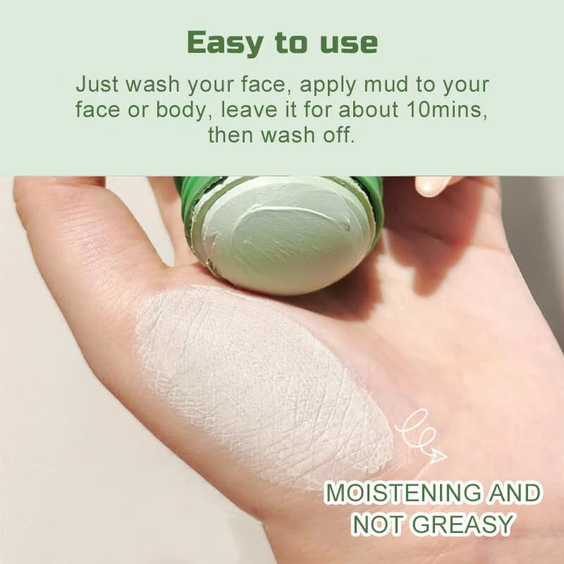 1 Green Tea Deep Cleanse Oil Control Clay Mask Face Scrub