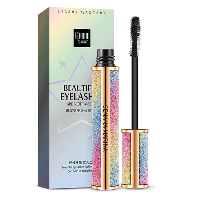 4D Silk Fiber Eyelash Thick Extension Mascara Long Black Lash Eyelash Extension Eyelash Brush Makeup Korea Eye Cosmetics