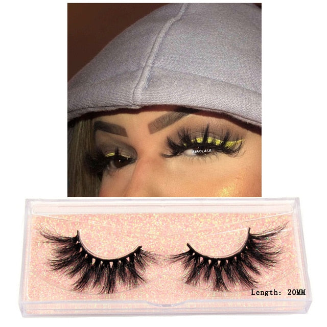 Eyelashes Mink Eyelashes Thick Natural Long False Eyelashes 3D Mink Lashes High Volume Soft Dramatic Eye Lashes Makeup