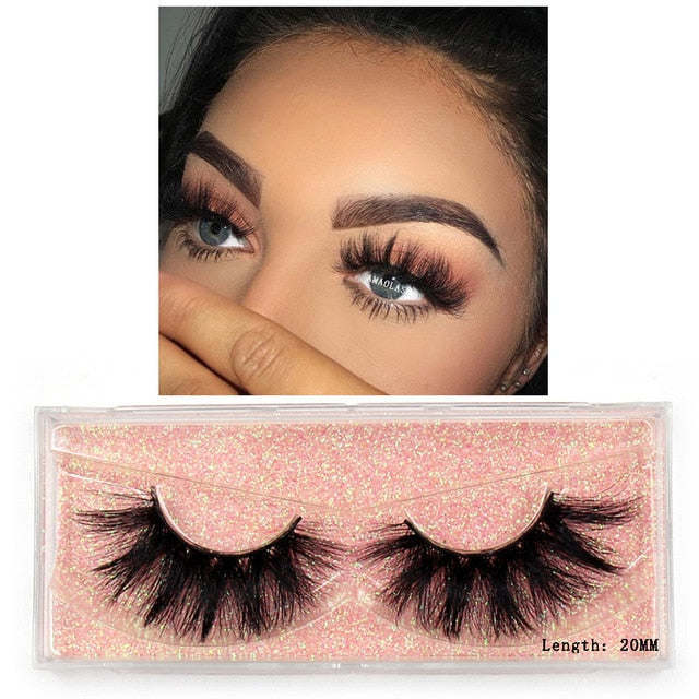 Eyelashes Mink Eyelashes Thick Natural Long False Eyelashes 3D Mink Lashes High Volume Soft Dramatic Eye Lashes Makeup