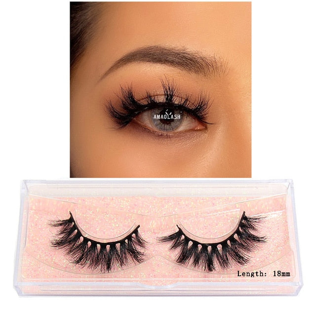 Eyelashes Mink Eyelashes Thick Natural Long False Eyelashes 3D Mink Lashes High Volume Soft Dramatic Eye Lashes Makeup