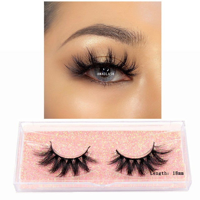 Eyelashes Mink Eyelashes Thick Natural Long False Eyelashes 3D Mink Lashes High Volume Soft Dramatic Eye Lashes Makeup