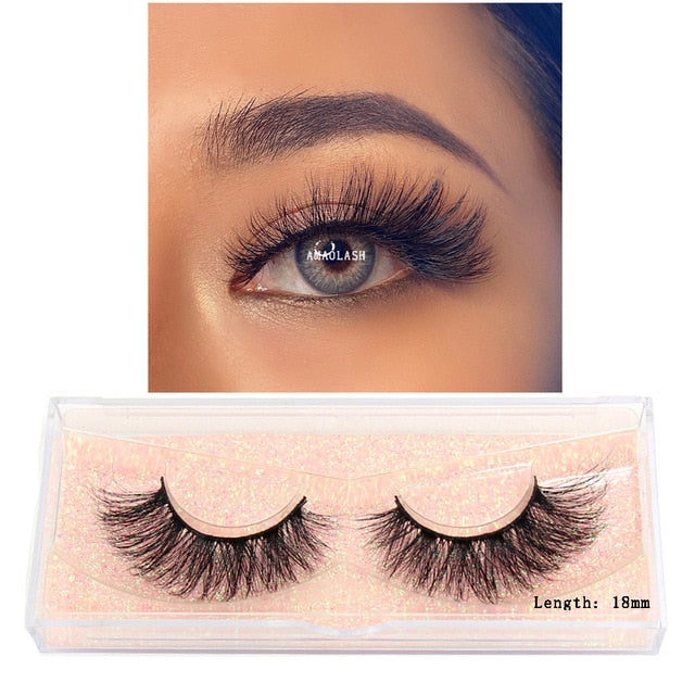 Eyelashes Mink Eyelashes Thick Natural Long False Eyelashes 3D Mink Lashes High Volume Soft Dramatic Eye Lashes Makeup