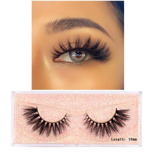 Eyelashes Mink Eyelashes Thick Natural Long False Eyelashes 3D Mink Lashes High Volume Soft Dramatic Eye Lashes Makeup