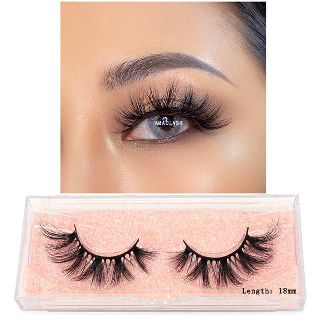 Eyelashes Mink Eyelashes Thick Natural Long False Eyelashes 3D Mink Lashes High Volume Soft Dramatic Eye Lashes Makeup