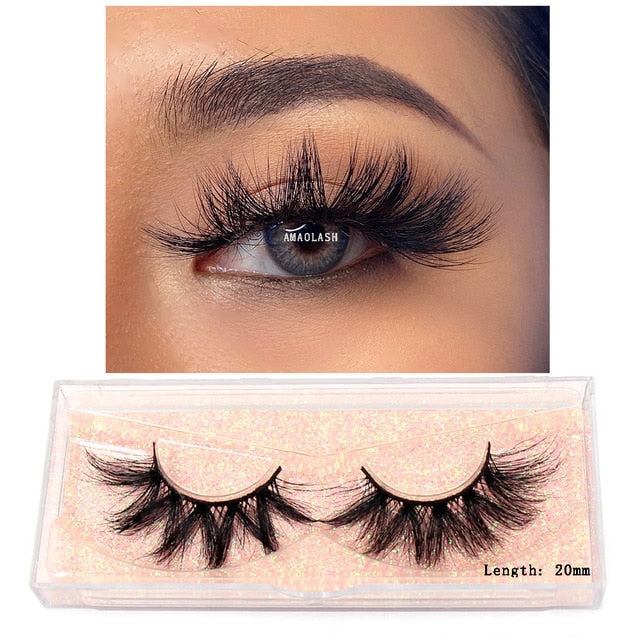 Eyelashes Mink Eyelashes Thick Natural Long False Eyelashes 3D Mink Lashes High Volume Soft Dramatic Eye Lashes Makeup