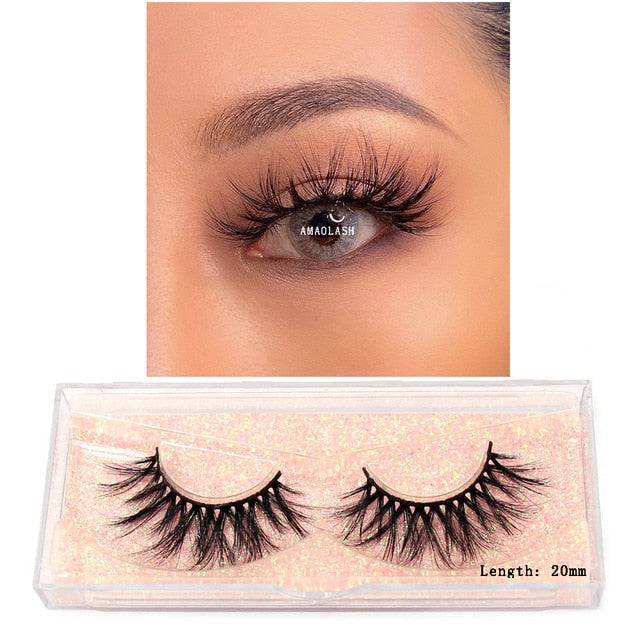 Eyelashes Mink Eyelashes Thick Natural Long False Eyelashes 3D Mink Lashes High Volume Soft Dramatic Eye Lashes Makeup