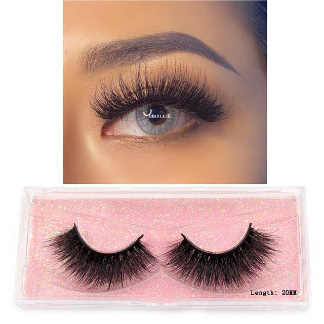 Eyelashes Mink Eyelashes Thick Natural Long False Eyelashes 3D Mink Lashes High Volume Soft Dramatic Eye Lashes Makeup