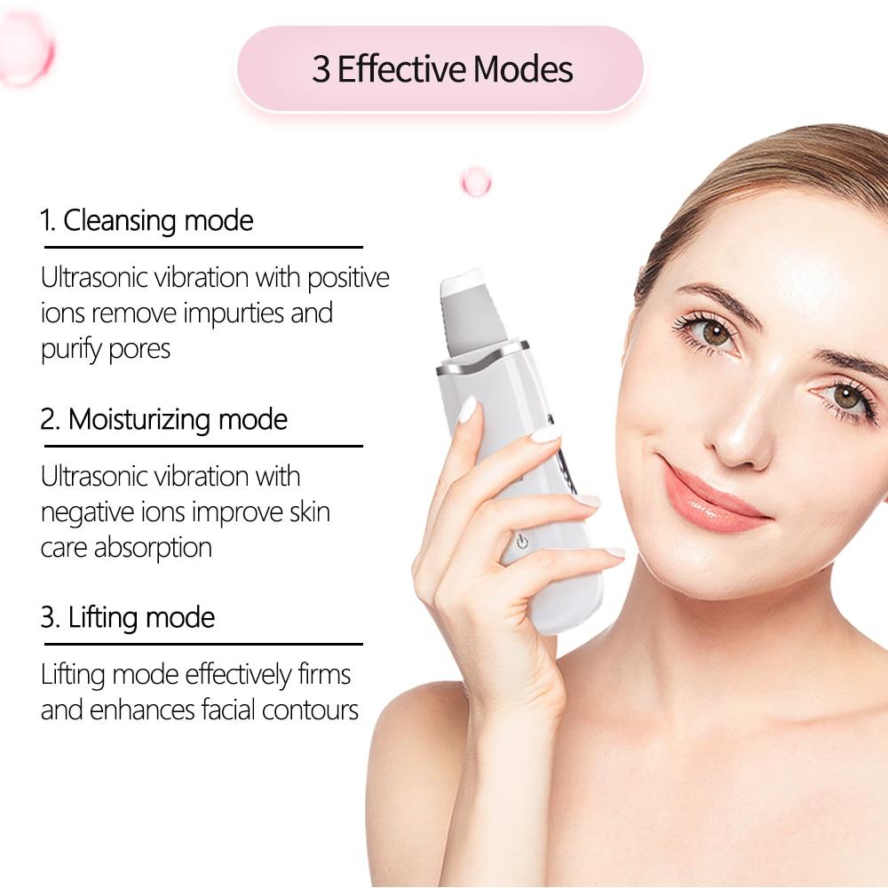 Ultrasonic Face Cleaning Scrubber