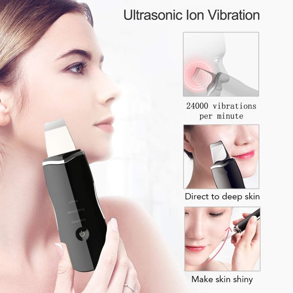 Ultrasonic Face Cleaning Scrubber