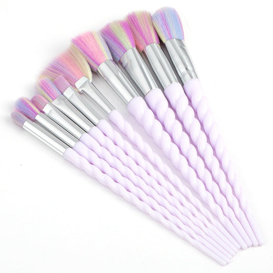 Unicorn Makeup Brushes Sets Maquiagem Foundation Powder Cosmetic Blush Eyeshadow Women Beauty Glitter Make Up Brush Tools