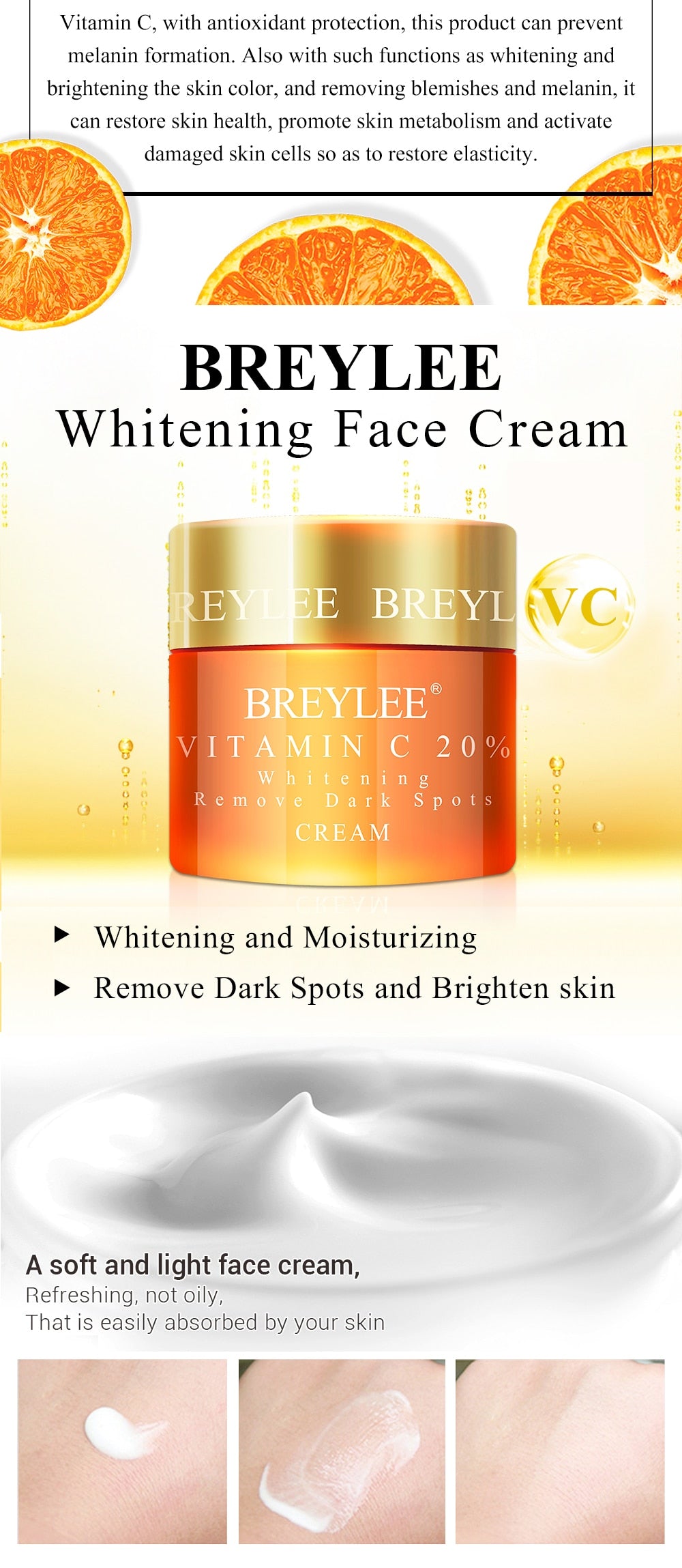 Vitamin C Brightening Remove Dark Spots Facial Repair Fade Serum