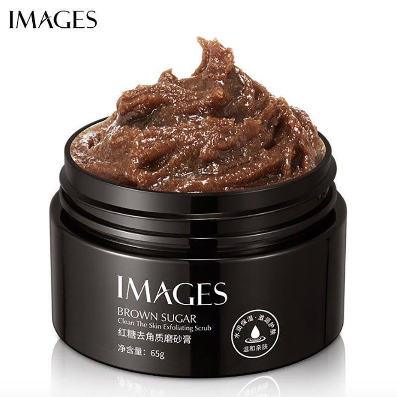 Brown Sugar Body Face Facial Scrub Exfoliator Exfoliating Whitening Brightening Peeling visage Cream Gel gommage corps exfoliant