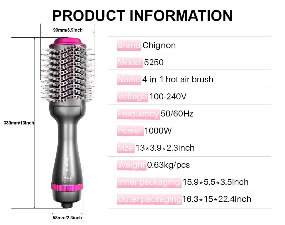 Hot Air Brush Styler and Volumizer