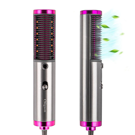 One Step Hair Dryer Brush Hot Air Brush Quick Drying Straight Hair Comb Negative Lons Hair Salon Volumizer Straightener Curler