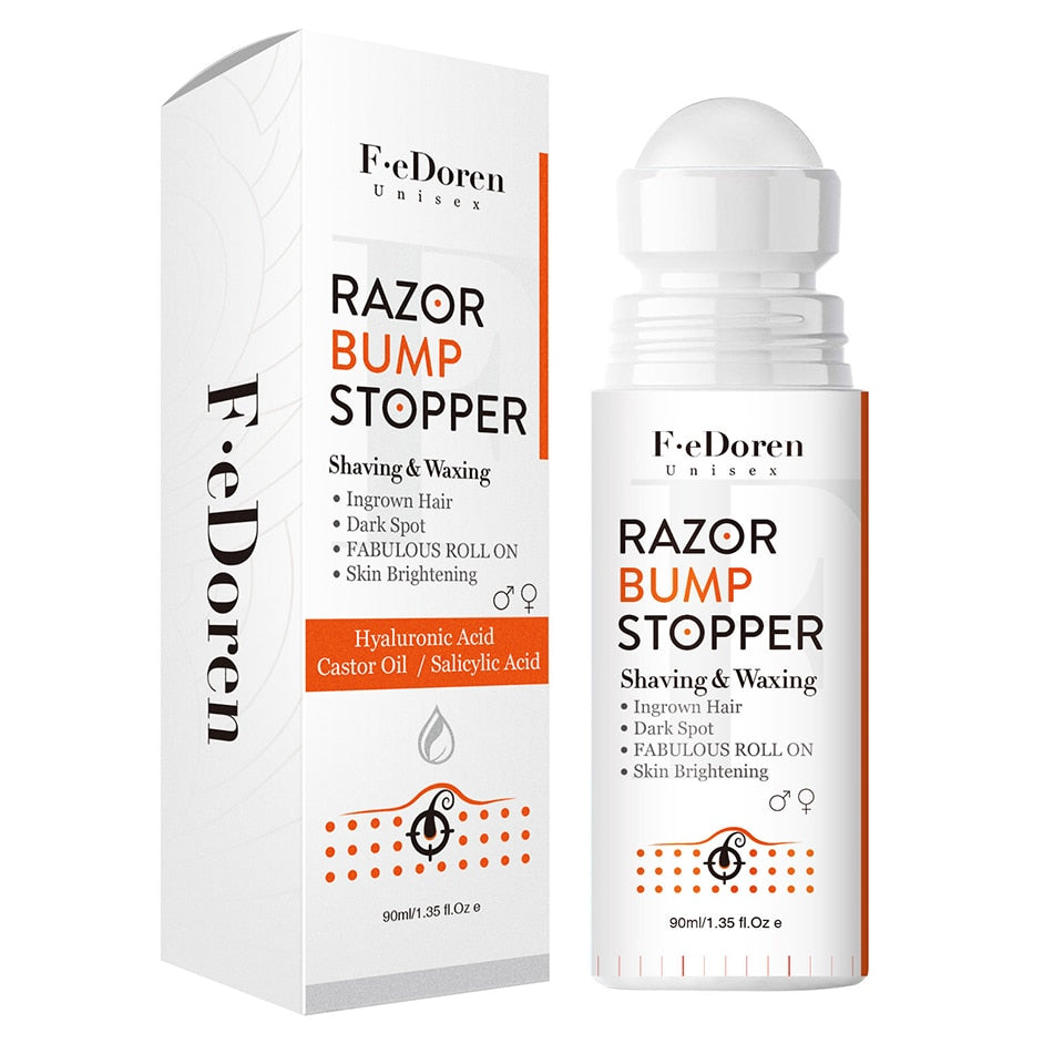Razor bumps and Ingrown Hair treatment  After Shave vanish pfb for Ingrown Hairs and Razor Burns roll on for black Men and Women