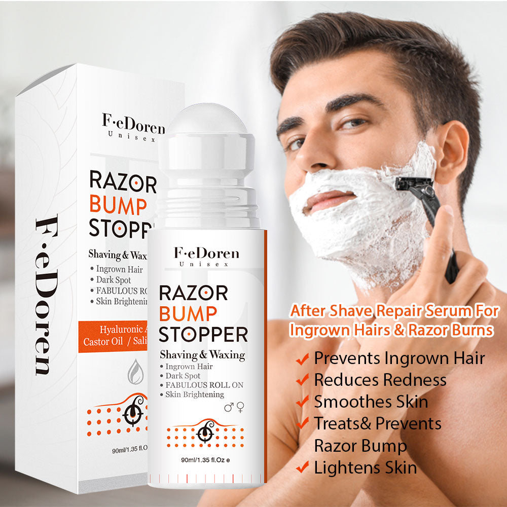 Razor bumps and Ingrown Hair treatment  After Shave vanish pfb for Ingrown Hairs and Razor Burns roll on for black Men and Women