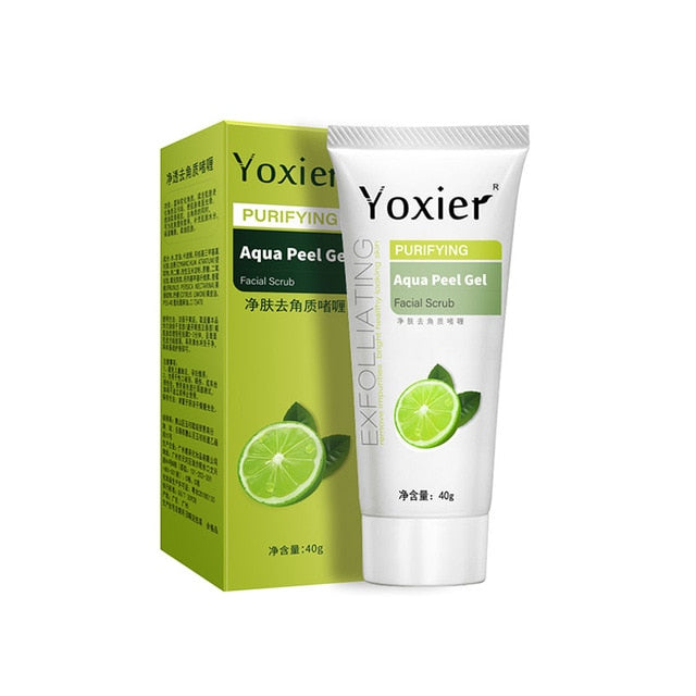 Exfoliating Face Scrub Peeling Gel Moisturizing Whitening Lemon Vitamin C Remove Acne Detoxifies And Cleanses All Skin