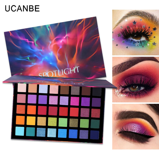 40 Color Eye Shadow Kit Palette Colorful Shimmer Glitter