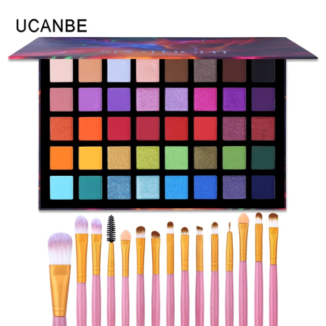 40 Color Eye Shadow Kit Palette Colorful Shimmer Glitter