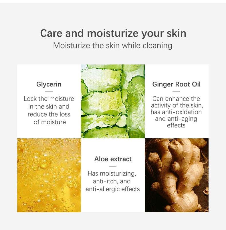Turmeric Soap Face Cleansing Anti Acne Skin Brighten Remove Pimples Dark Spot Lightening Handmade Ginger Essential Oil Body Bath