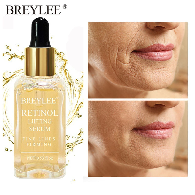 Retinol Lifting Firming Serum Face Collagen Essence Remove Wrinkle Anti Aging Care Fade Fine Lines Repair Tighten Skin