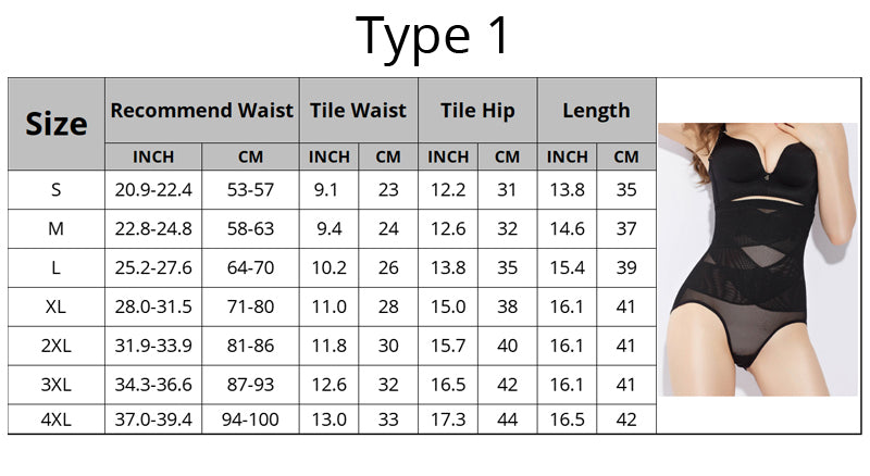 Women Tummy Control Slimmer Body Shaper High Waist Hip-Lift Compression Panties Girdle