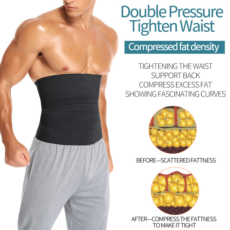 Mens Waist Trainer Male Abdomen Reducer Snatch Me Up Bandage Wrap Slimming Belt Body Shaper Waist Trimmer Corset Belly Shapewear