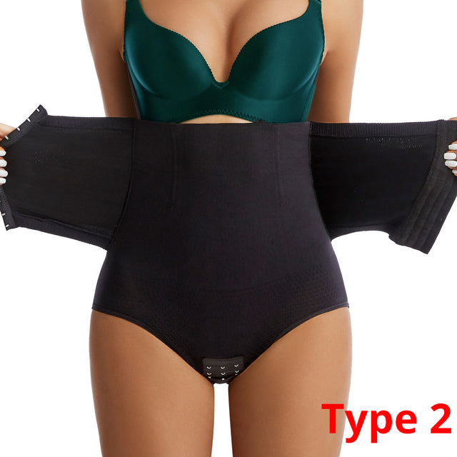Women Body Shaper Tummy Control Panties High Waist Trimmer Postpartum Girdle Slimming  Slimmer Shapewear Cincher