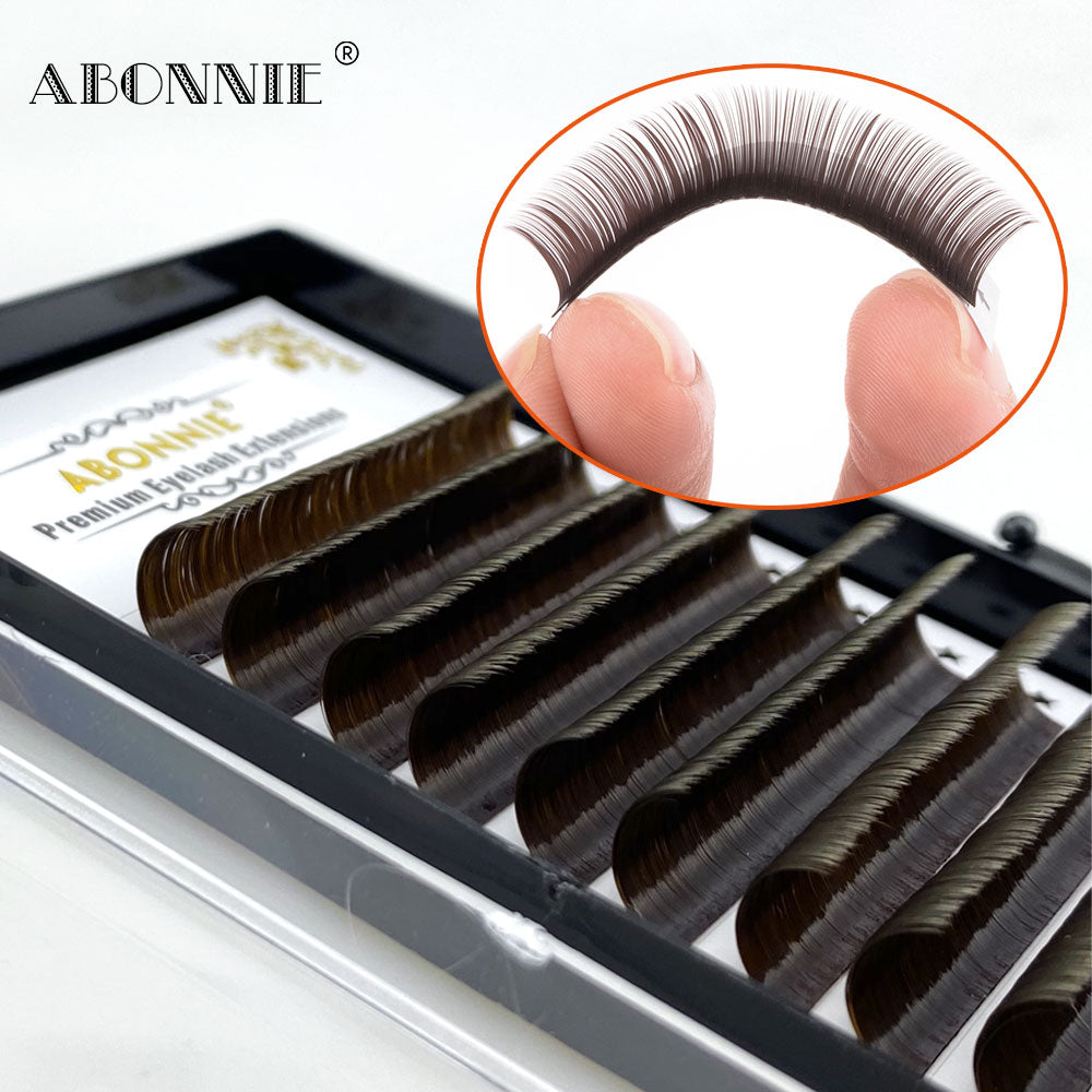 Dark Brown Individual Eyelashes Extension Brown Eyelash Extensions  Premium Cashmere Eye Lash Extension
