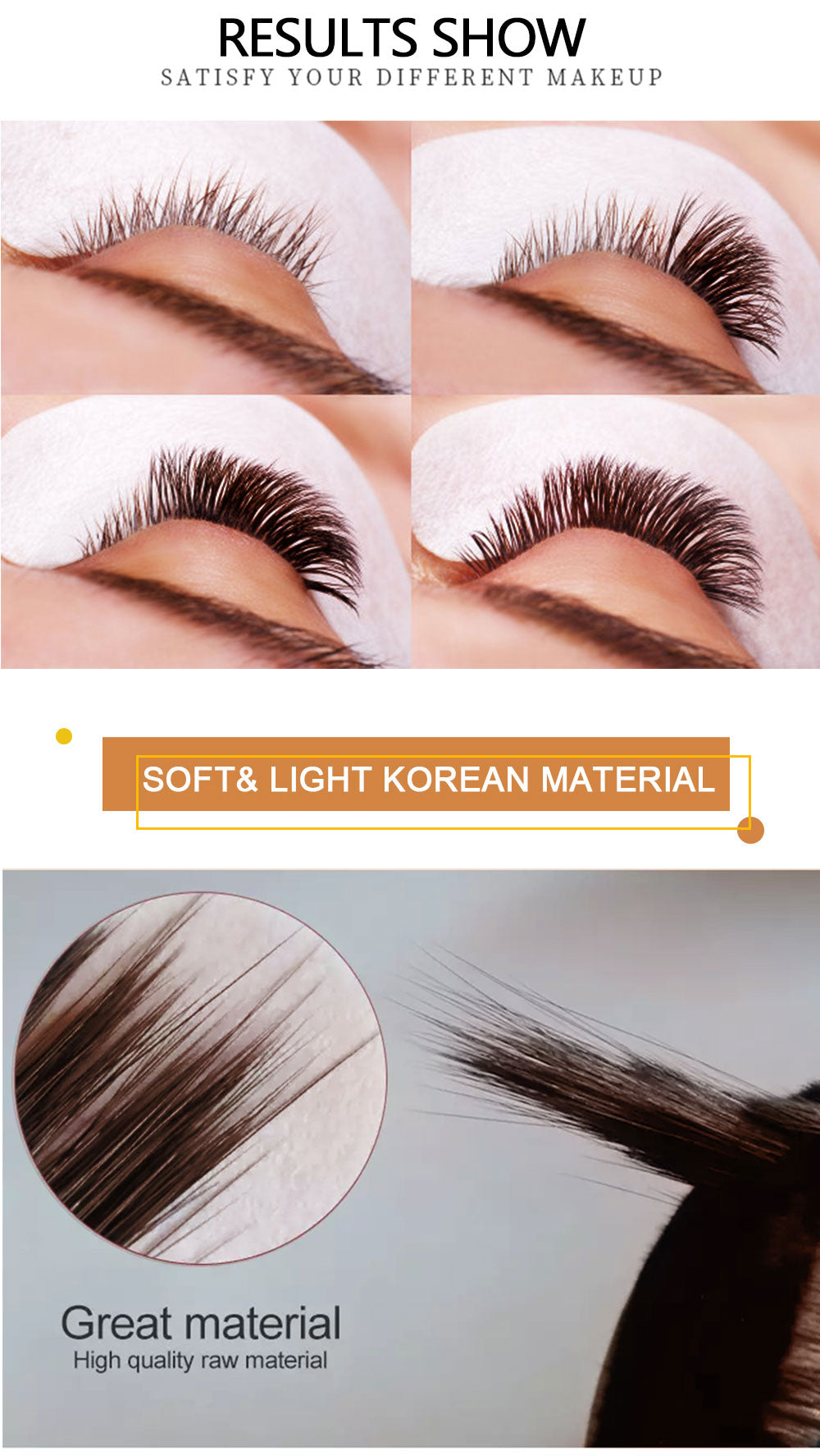 Dark Brown Individual Eyelashes Extension Brown Eyelash Extensions  Premium Cashmere Eye Lash Extension