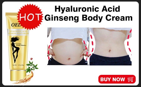 3PCS Hyaluronic Acid Ginseng Slimming Cream Reduce Cellulite Lose Weight Burning Fat Slimming Cream Health Care Burning Creams